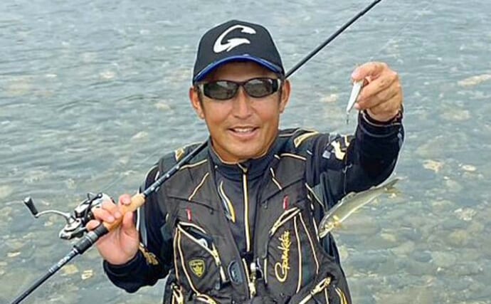 安曇川のアユルアー釣行で18cm良型がヒット！【滋賀】群れを狙ってアタリ連発