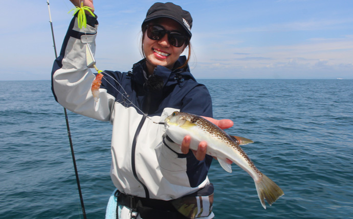 「ビギナー女子がフグを連発！」淡路島沖で新作カットウ釣り仕掛けが炸裂【兵庫】