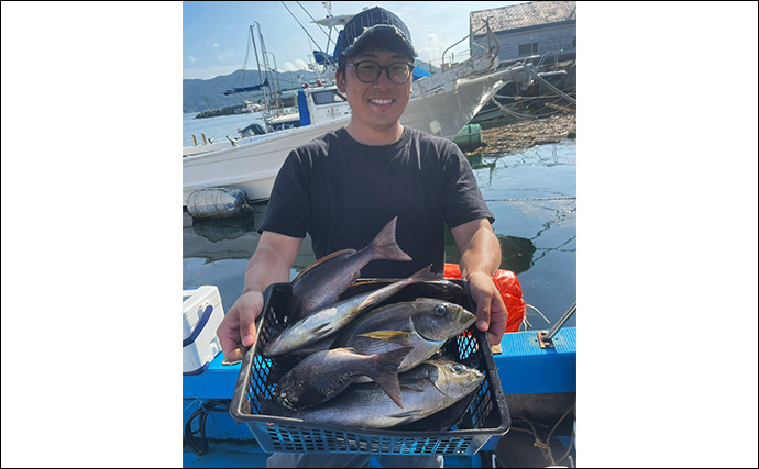 シーズン終盤のイサキSLJで本命15匹【山口・じらまる】ブレードより鉄板バイブにアタリ集中