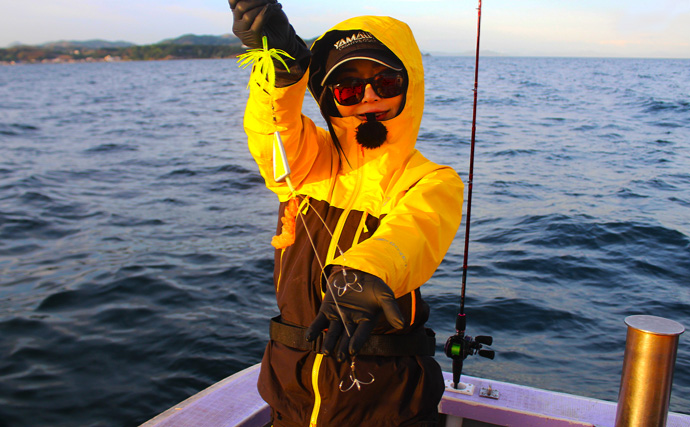 「ビギナー女子がフグを連発！」淡路島沖で新作カットウ釣り仕掛けが炸裂【兵庫】