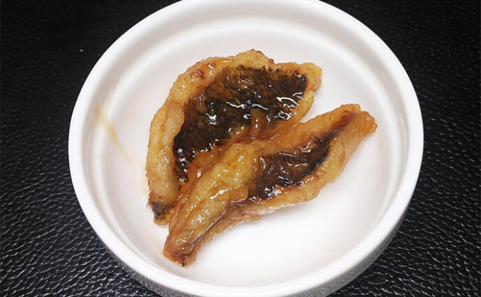 釣った「ゲスト魚で作る」レシピ：ウロハゼの揚げ煮　山椒がポイント