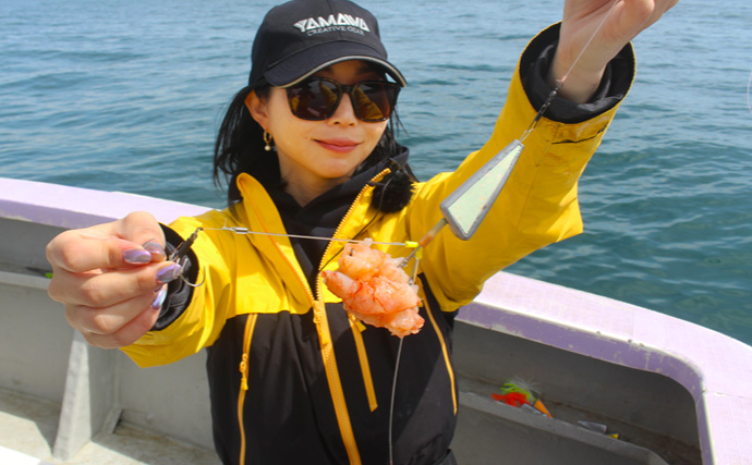 「ビギナー女子がフグを連発！」淡路島沖で新作カットウ釣り仕掛けが炸裂【兵庫】
