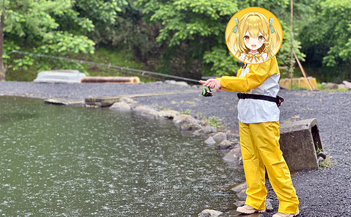 VTuber『うおむすめ』がエリアトラウトに初挑戦！ 予習が奏功しニジマス全員安打達成