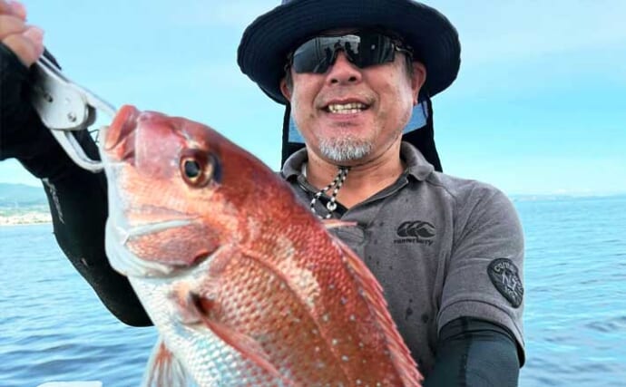 【沖釣り釣果速報】島原沖のタイラバでマダイ連発！ヒラメ＆マゴチもヒット（大分・熊本）