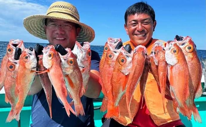 【沖釣り釣果速報】富山湾のアカムツ便で良型連発！船上はラッシュでタモ待ち続出（北陸）