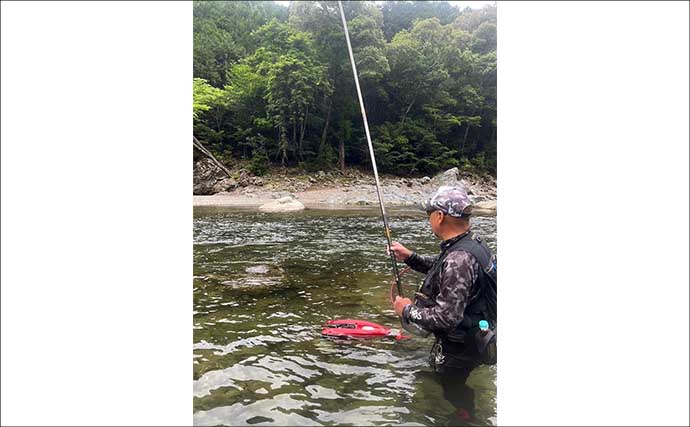 「盛夏のトモ釣り必勝法！」大内山川で群れアユを掛ける方法を伝授【三重】