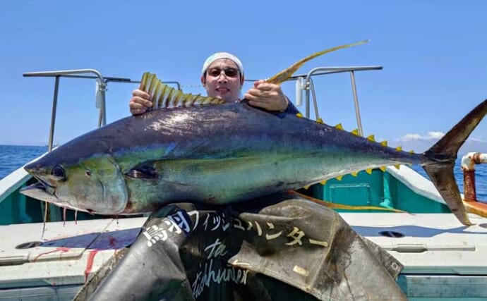 【沖のルアー釣果速報】鳥羽沖のキャスティングゲームで50kg超えキハダマグロ浮上！（三重）