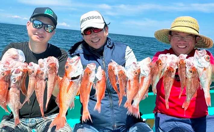 沖釣り釣果速報】富山湾のアカムツロング便で良型連発＆全員安打を達成