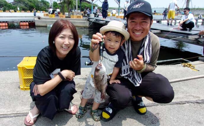 九十九里海釣りセンターでマダイ爆釣＆ヒラマサヒット【千葉】夏休みは家族釣行で盛況