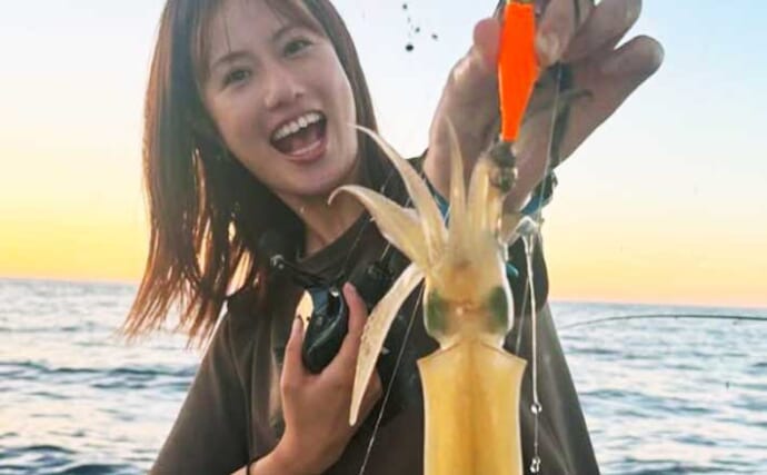 【沖釣り釣果速報】一人で220尾も！玄界灘の夜焚きイカ釣りで釣果爆発（福岡）