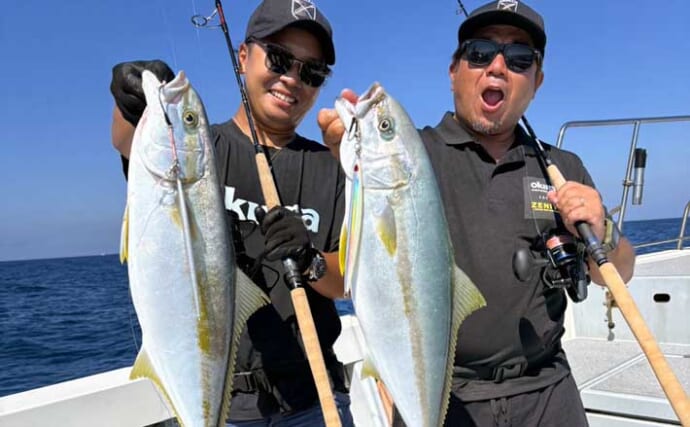 【沖釣り釣果速報】平戸沖のジギング・キャスティングで夏マサ爆釣！（長崎・佐賀）