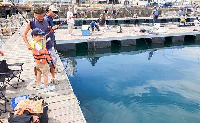 海上釣り堀で50cm級マダイ＆4.8kgヤンバルスギを手中【神奈川】手厚いサポートで大物続々