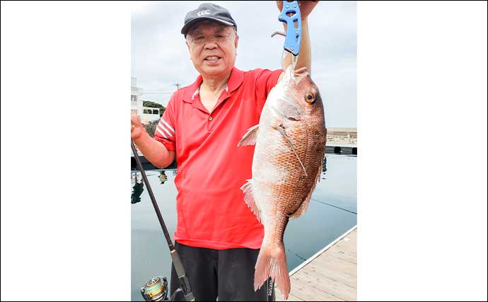 海上釣り堀で50cm級マダイ＆4.8kgヤンバルスギを手中【神奈川】手厚いサポートで大物続々