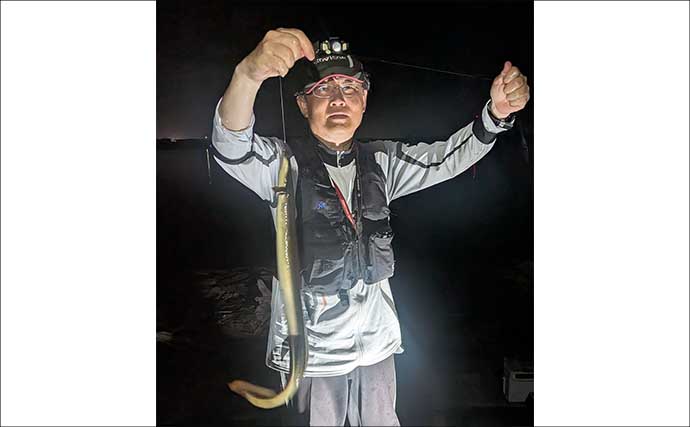 宮川の投げ釣りで本命ウナギをキャッチ！【三重】エサのカメジャコ＆テナガエビが活躍