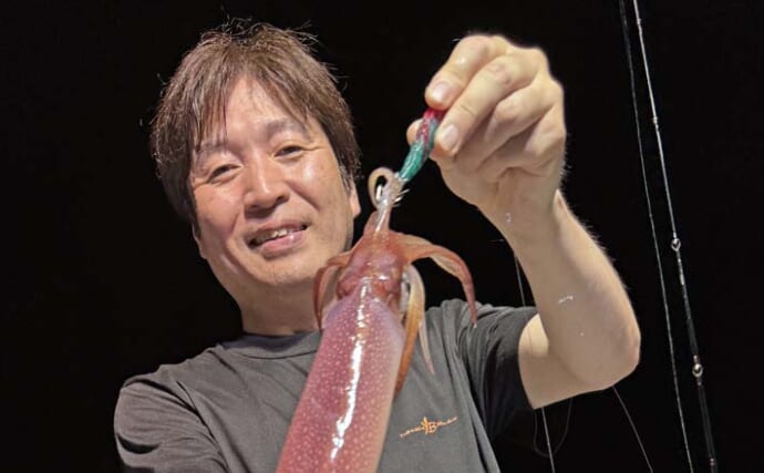 玄界灘のナイトイカメタル釣りでケンサキイカ連発【福岡】レンジ攻略とカラーローテでヒット量産