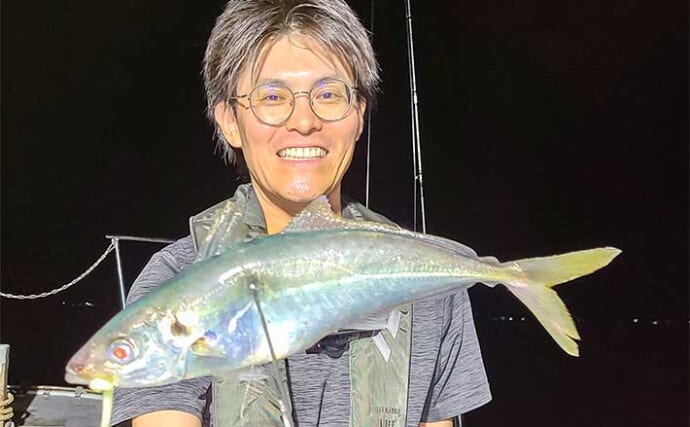 伊万里湾のバチコンアジングで40cm超えを頭に良型マルアジが連発【佐賀】タナ合わせが奏功