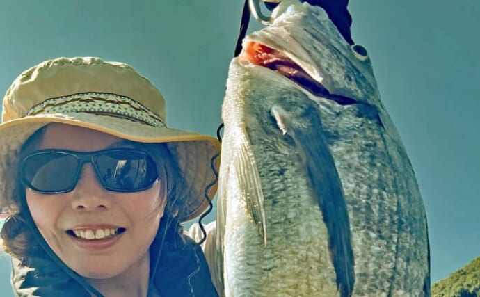 若宮海水浴場のトップチニングで40cm超えチヌを手中【熊本】腕の力を抜いた誘いが決め手