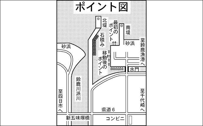 「16cmヒネハゼヒット！」楠漁港のちょい投げ釣りでハゼ24匹をキャッチ【三重】
