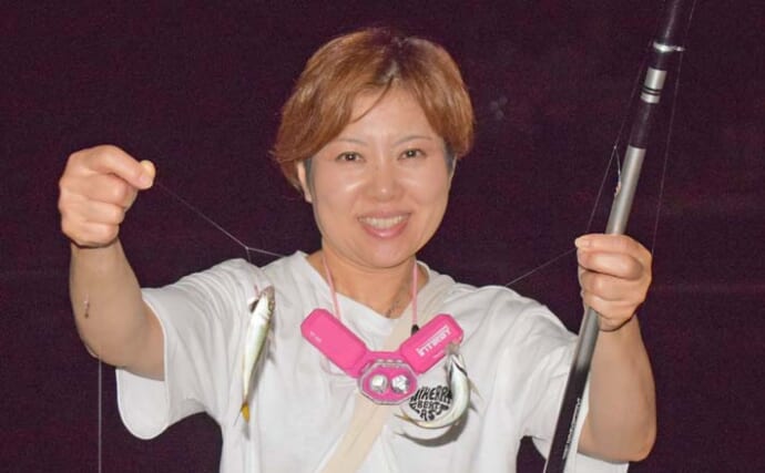「短時間で五目達成！」紀北町・錦湾の夜釣りでアジ35匹＆クロサギも登場【三重】
