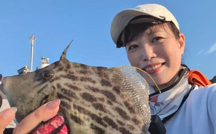 船カワハギ釣りでツ抜け達成！【大分・黒えびす】尺クラス含む良型10尾を持ち帰り