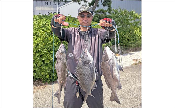 日明海峡釣り公園のウキフカセ釣りで40cm超え5尾を手中【福岡】潮流攻略で良型連発