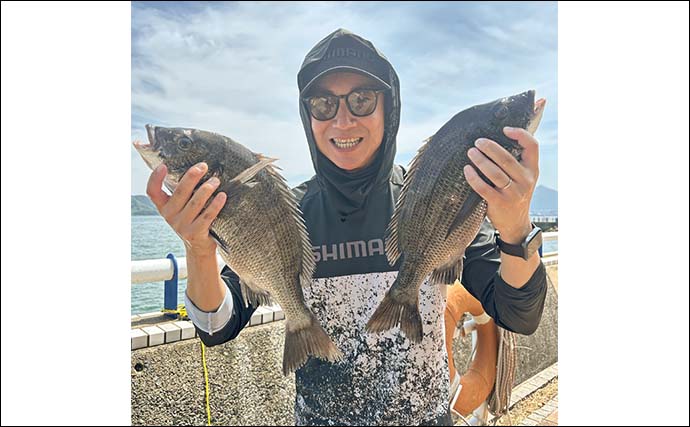 日明海峡釣り公園のウキフカセ釣りで40cm超え5尾を手中【福岡】潮流攻略で良型連発