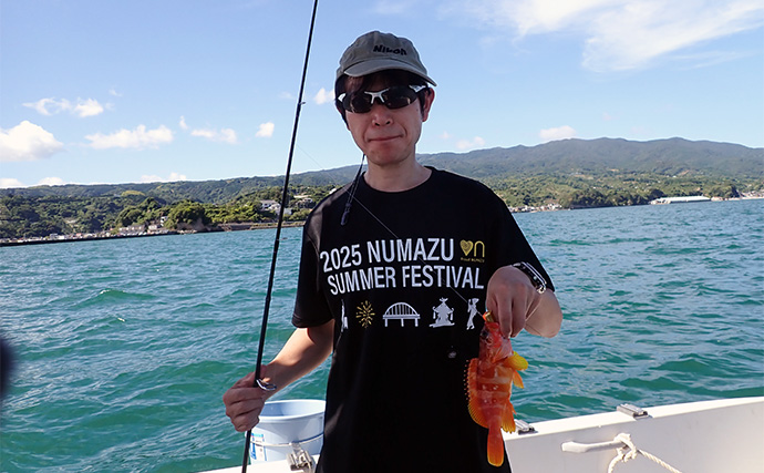 沼津エリアのボート釣りでアカハタにオオモンハタ【静岡】ひとつテンヤでキャッチ