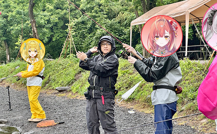 VTuber『うおむすめ』がエリアトラウトに初挑戦！ 予習が奏功しニジマス全員安打達成