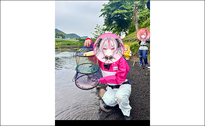 VTuber『うおむすめ』がエリアトラウトに初挑戦！ 予習が奏功しニジマス全員安打達成