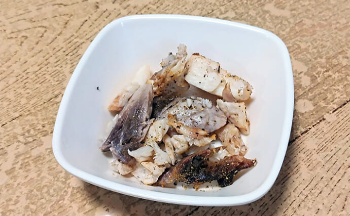 釣魚で作る「もったいない」レシピ：イシダイの中落ち　重要なのは根気？