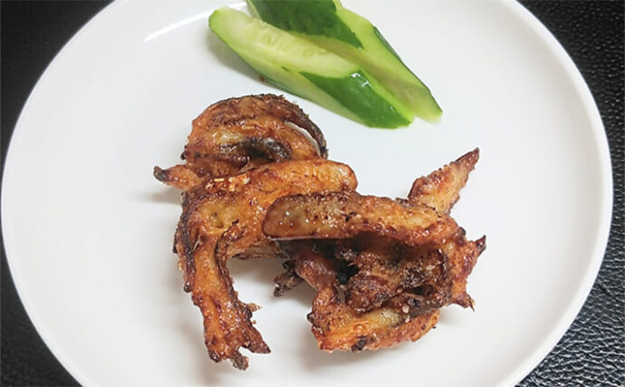 釣魚で作る「カルシウム補給」レシピ：ヒラの竜田揚げ　骨切りがポイント