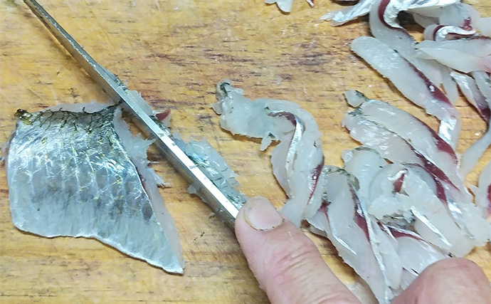 釣魚で作る「カルシウム補給」レシピ：ヒラの竜田揚げ　骨切りがポイント