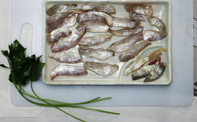 ゲスト魚レシピ：ミニチャリコの酢の物　梅酢で夏にピッタリの爽やか風味に