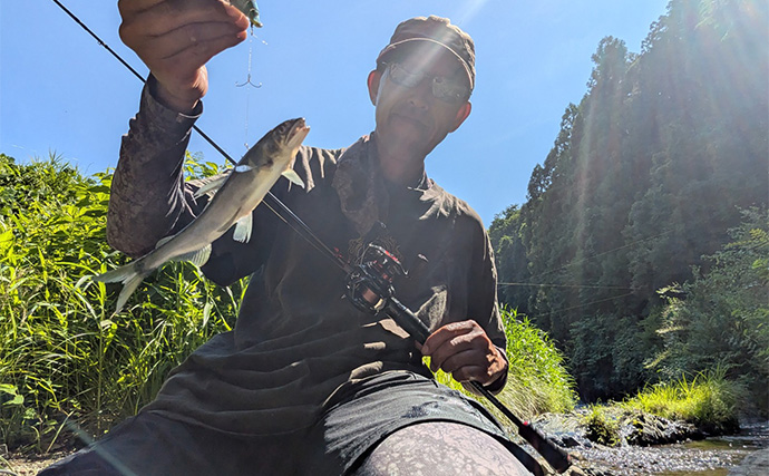 アユルアー釣行で20cm超え良型アユを狙い撃ち【京都】激流と浅瀬でルアー使い分けがキモ