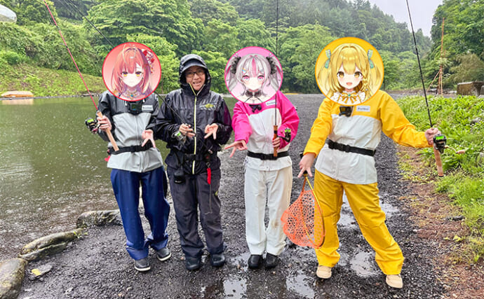 VTuber『うおむすめ』がエリアトラウトに初挑戦！ 予習が奏功しニジマス全員安打達成