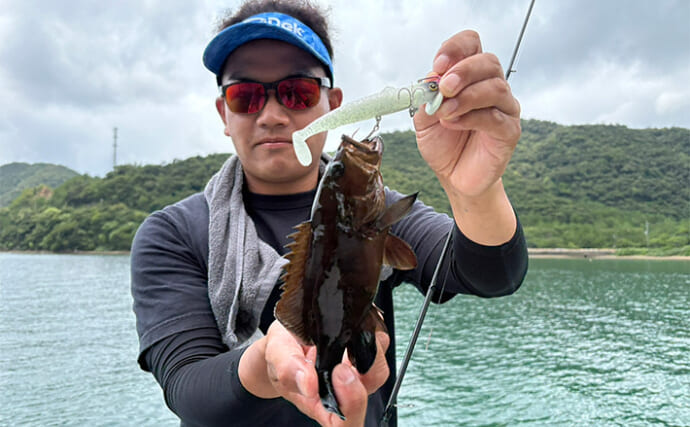 初の奄美大島で陸っぱりと船で釣りしてみた　オニヒラアジにヤミハタと対面成功！