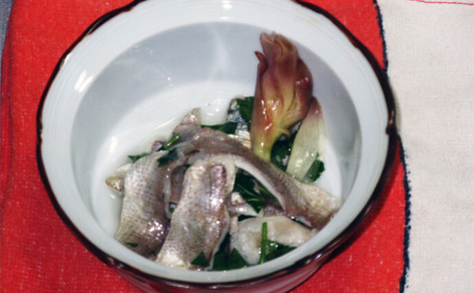 ゲスト魚レシピ：ミニチャリコの酢の物　梅酢で夏にピッタリの爽やか風味に