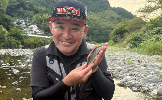 ルアー釣り解禁の「河津川」アユルアー釣行で良型アユ好捕！【静岡】渇水状態に苦戦