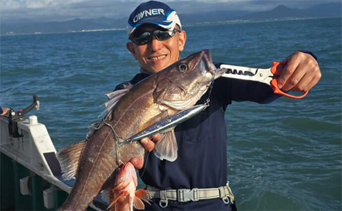 那智勝浦のリレー船で高級美味魚乱舞！【和歌山】ジギングでアラに天秤五目でウメイロ手中