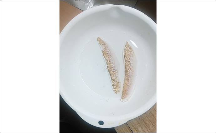 釣魚で作る「酒の肴」レシピ：落ちギスの梅肉和え　梅肉とワサビが絶妙