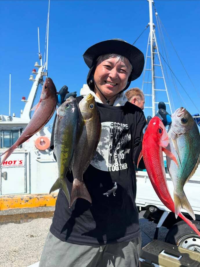 船釣り初挑戦のビギナーが金洲五目の代表5種をコンプリート？【全国の船釣り釣果速報6選】