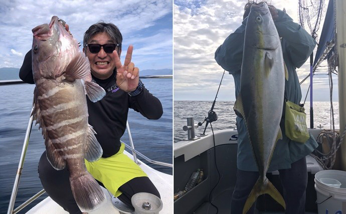 「釣り人の特権！」美味魚【贅沢】リレー釣行でシロアマダイにヒメダイ　本命手中の決め手は大容量バッテリー？