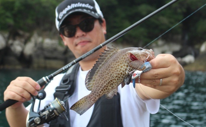 『ティーロMR』で挑む磯ロックフィッシュゲーム【三重・尾鷲】良型アカハタ＆オオモンハタ浮上！