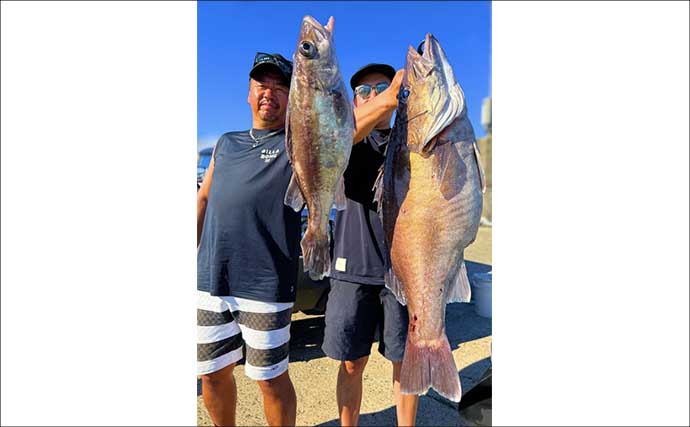 オフショアジギングで7kg頭に超美味魚『アラ』が船中乱舞！【石川・輪島】