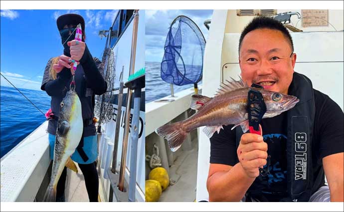 オフショアジギングで7kg頭に超美味魚『アラ』が船中乱舞！【石川・輪島】