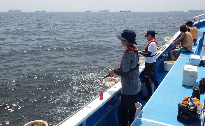 東京湾奥LTアジで船デビュー成功！【神奈川・渡辺釣船店】良型まじりで計33尾キャッチ