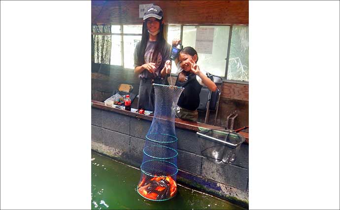 『常盤つり堀センター』への子連れ釣行でコイ混じりにキンギョ100尾超え達成！【東京・町田】