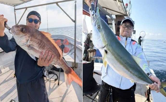 関西エリアの【船釣り特選釣果】イカメタル便でシロイカ快釣！竿頭は連日50匹超え