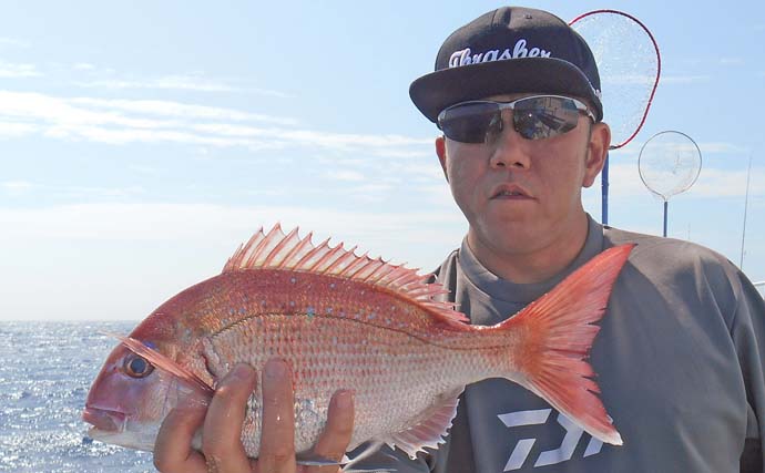 外房片貝沖のハナダイ五目釣りで本命を続々キャッチ！【千葉】30cm級マダイも連発