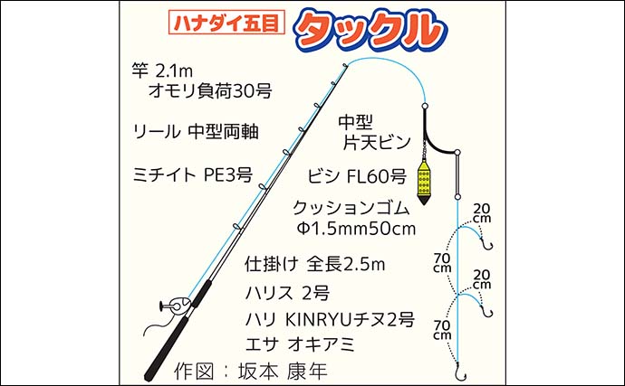 外房片貝沖のハナダイ五目釣りで本命を続々キャッチ！【千葉】30cm級マダイも連発